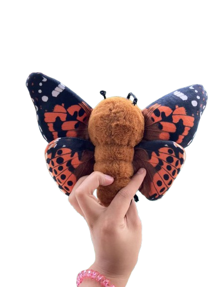 Painted Lady Butterfly Plush - Educational Learning Companion