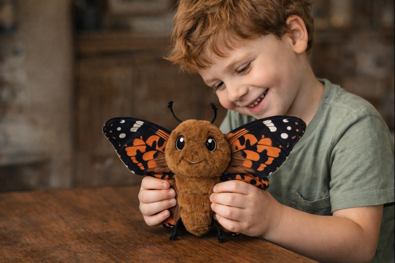 Painted Lady Butterfly Plush - Educational Learning Companion